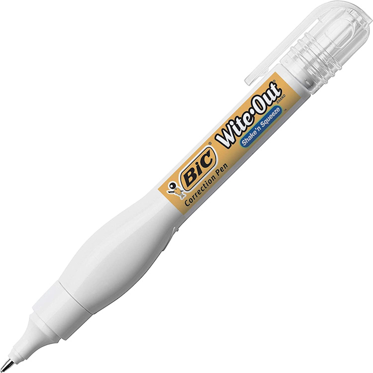 Bic Whiteout Blank Marking Pen